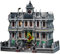 Haus Bausteine mit Lampe, Lunatic Hospital Architecture Model Stadthaus Modular Buildings Set für Erwachsene und Kinder, Technik Modellbausatz Klemmbausteine Kompatibel mit Lego Haus Panlos 613002