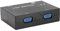 Conmutador VGa Divisor de 2 PC a 1 Monitor, Divisor VGa 2 en 1 Salida Conmutador VGa de 2 Puertos Compatibilidad con 2 PC a un Monitor VGA, XVGA, SVGA, UXGa Y Pantalla de Sincronización Múltiple