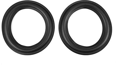 Tiiyee Borde de Goma del Altavoz, Gomas Perforada para Altavoces Espuma Envolvente Anillos Repuesto Bordes Cuerno Reemplazo Envolventes Piezas Reparación Woofer Subwoofer Círculo Reparacións Altavoce