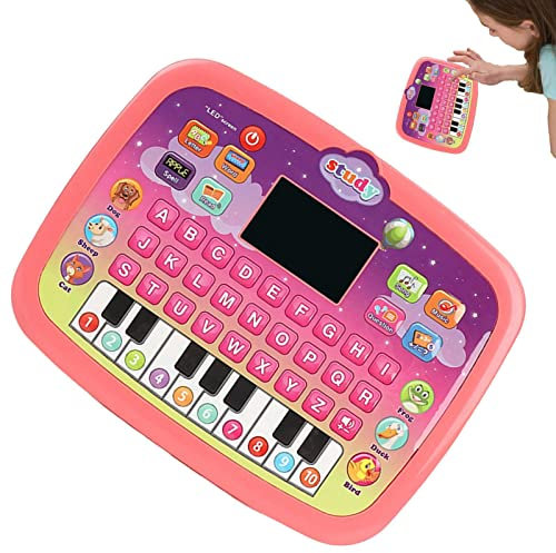 Kids Pretend Laptop Computer | Kids Pretend To Laptop | Pretend Laptop with Lights, Sounds, And Music To Learn Letters, Numbers, Music & Words, Learning Toys for 1-4 Years Old Boys Girls