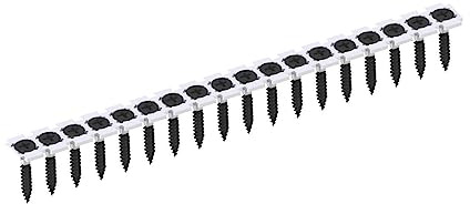 Schnellbauschrauben Magazinschrauben gegurtet mit Grobgewinde, Feingewinde oder Bohrspitze versch. Größen Trockenbauschraube Gipsplattenschraube magaziniert (3,9 x 30 mm | 1000 Stück, Feingewinde)