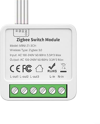 ZigBee Smart Light Switch-Modul, 10 A 2/3/4 Gang 2-Wege-Steuerung Hausautomationsmodul, drahtlose Fernbedienung, für Tuya Zigbee Hub erforderlich