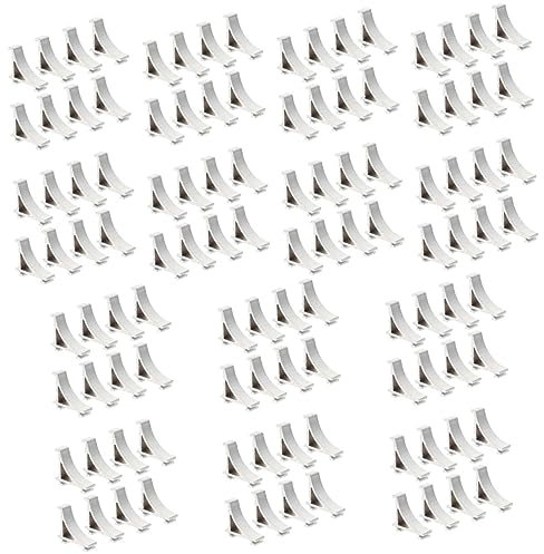 Abaodam 112pcs Freezer Shelf Clips Replacement Hooks for Commercial Fridge Aluminum Support Brackets for Cooler