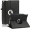 Rotating Case for iPad 9th Generation 2021, iPad 8th Generation 2020, iPad 7th Generation 10.2 2019-360 Degree Rotating Multi-Angle Viewing Stand, Auto Sleep/Wake (Black)