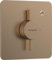 hansgrohe DuoTurn Q - Rubinetto per doccia incasso per 1 utenza, Miscelatore monocomando per iBox universal 2, bronzo spazzolato
