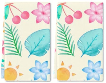 Horienteeon Asciugamani per asciugare i piatti in vacanza estiva al mare Asciugamani per piatti (40,6 x 61 cm) Asciugamani da cucina, Asciugamani da cucina, Asciugamani da cucina, Asciugamani per le