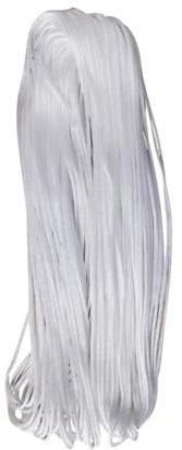 HugeDE 10m Nylon Blind String Lift Shade Cord Roman Curtain Blind Cord Wind Chime String Replacement White Shade Blinds Pull String Rope for Windows Crafts 0.8mm
