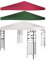 GOPLUS Ersatzdach für Pavillon 3x3m wasserdicht, Pavillondach Ersatzbezug Schutzhaube Dachplane Pavillionplane für Garten Pavillon (Beige, Einzeldach)