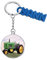 Porte Clés Original, Tracteur, Agriculture, Terre, Champs, Culture, Nature, Agriculteur, Avec ou Sans Prénom, Bijou de Sac, pour Homme et Femme (Style 3 avec Prénom)
