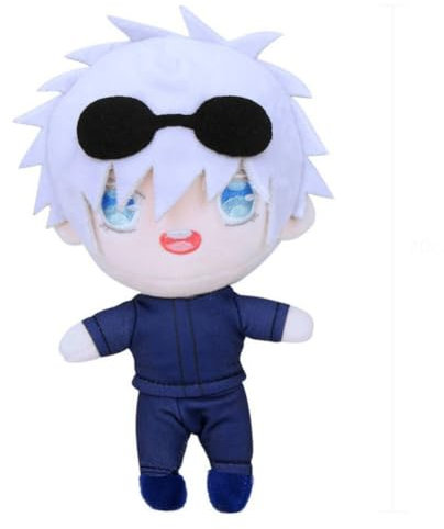 Satoru Plüschtier Cute Itadori Yuji Fushiguro Megumi Figur Plüschpuppe Plüschtier Cosplay Zubehör (B)