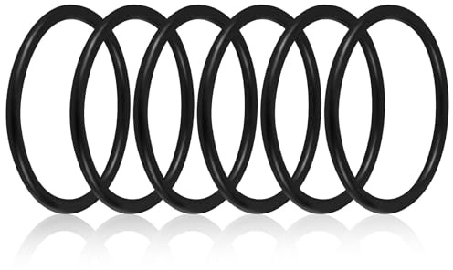 6pcs Replacement 3043B O-Ring, Gasoline Tank Nozzle Replacement O-ring Gas Can Spout Replacement for 3042 Gas Can Oil Drain Plug O Ring (Black)