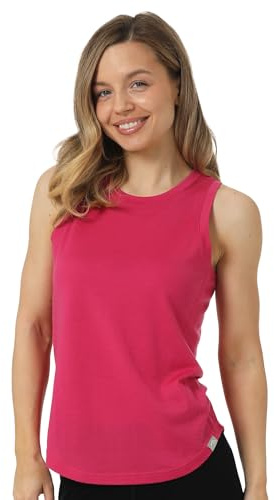 Merino.tech 100% Merino Unterhemd Damen - Merino Unterwäsche Damen Wandern | Thermo Sport Top Trägertop, Tanktop, Racerback, Highneck, Basic, Geruchshemmend, Schnelltrocknend, für Outdoor, Reisen