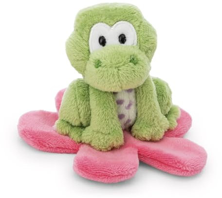 Kuscheltier Frosch Fridolin Frog auf Seerose 7cm - grün - Weiches NICI Plüschtier – niedliches Stofftier zum Kuscheln & Spielen – tolle Geschenkidee für Kinder & Erwachsene | 62280