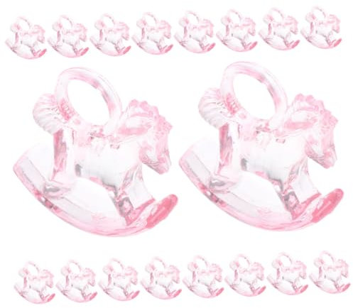 ERINGOGO 24stücke Pferde-mittelstücke Für Tische Aus Acryl Ornament Tischdekoration Partytisch-scatter Für Babyparty-dekorationen Und Cowboy-thema