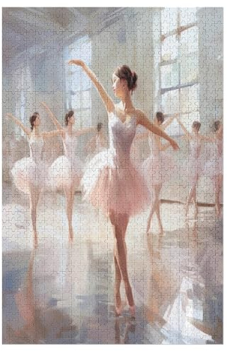Puzzles Für Erwachsene Und Kinder, Ballett -Puzzle, 1000 Teile, Kreative Holzpuzzles, Geschenke 78×53cm