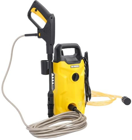 Luocute Elektrischer Hochdruckreiniger, Tragbarer Hochdruckreiniger 1160PSI 360L H Hochleistungsreiniger mit Verstellbarer Düse und Schaumkanone, für die Reinigung von Autos, Einfahrten, (250V