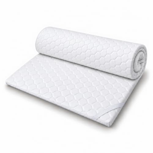 Matratzentopper 90x190 cm – Waschbare und Hypoallergene Matratzen Topper mit Ergonomischem Komfort - matratzenauflage Sanft Schlafen ohne Rückenschmerzen