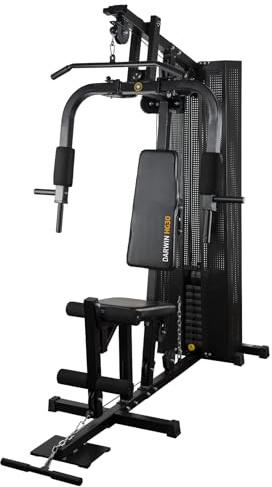 Darwin HG30 Kraftstation, Multifunktionales Fitnessgerät, 50 kg Gewichtsblock, 179x116x196 cm, Maximale Belastung 100 kg