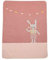 David Fussenegger Babydecke rosa mit Hase Motiv aus Baumwolle 70x90 cm flauschig weich