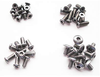 Pocket Blade Handle Screws,Folding Knives hilt Fasteners,Shaft Pivot pin Rivets, Pack of 40 Pieces (M2.5)