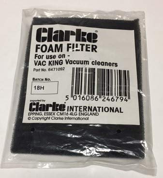 Clarke Vac King Vacuum Cleaner Foam Filter