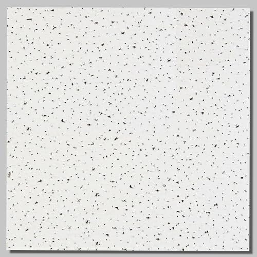 Fine Fissure Fissured Acoustic Office Suspended Ceiling Tiles 595mm x 595mm to Fit in 600mm x 600mm Layout