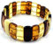 Amber Jewelry Shop Bernsteinarmband Natürliches baltisches Bernstein-Unisex-Armband (18-19 cm) - polierter baltischer Bernsteinschmuck - Bernstein armband
