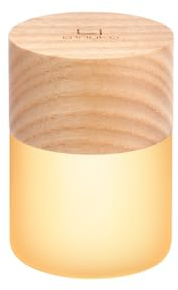 Gingko Lemelia Mini Light – White Ash | Portable LED Mood Lamp with Touch Control, 7 Color Modes, Rechargeable Battery