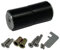 Black Bi-fold Door Magnets Hold Back Catch Magnet Folding Doors Holder Round 65mm Diameter High Quality