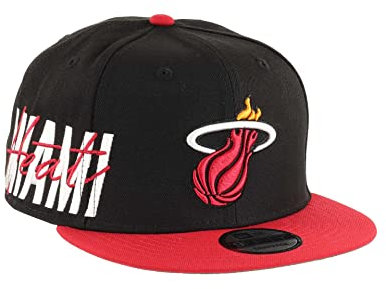 New Era 9Fifty Snapback Cap - SIDEFONT Miami Heat