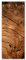 banjado® Wandgarderobe aus Echtglas/Design Garderobe 50 x 125 cm groß/Flurgarderobe mit 7 Haken/Beschreibbares Garderobenpaneel Motiv Trockenes Holz