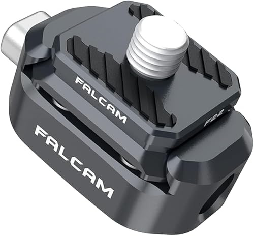 FALCAM F22 Quick Release Kit for Insta360, Panoramic Camera Mounting Adapter Convert 1/4 Thread to F22 QR System, Camera Accessory for Insta 360 ONE RS, ONE X/X2/X3/Go 3/Ace Pro