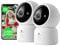 Taishixing 2K Security Indoor Camera, Baby and Pet Home Security Camera, 5/2.4GHz Wi-Fi, One-Touch Calls, Two-way Talks, 360° Smart Motion Tracking, Color Night Vision, No Monthly Fee - 2 Cameras