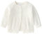 Neonato Ragazza Ragazzi Inverno Caldo Maglia Cotone Manica Lunga Abbigliamento Cappotto Giacca Cardigan Donna Maglione, bianco, 0-3 Mesi