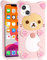 Koecya for iPhone 13 Case 6.1 3D Cute Cartoon Bear Phone Case Kawaii Fashion Cool Funny Bear Soft TPU Case for iPhone13 Silicone Cover for Girls Kids Women PK