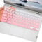 UUONDO Keyboard Cover for Lenovo Chromebook Flex 3 11/Lenovo Chromebook C340 C330 11.6 / Lenovo IdeaPad Flex 3 11.6/ Lenovo Chromebook 100e 300e 500e N23 N22 N21 N20 11.6,Ombre Pink