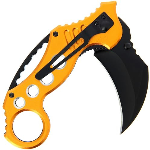 Karambit Taschenmesser Gold