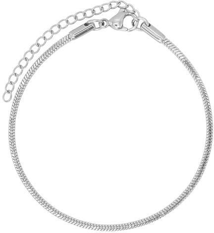 Heideman Armband Quinn Herren aus Edelstahl silber farbend poliert Armkette für Männer