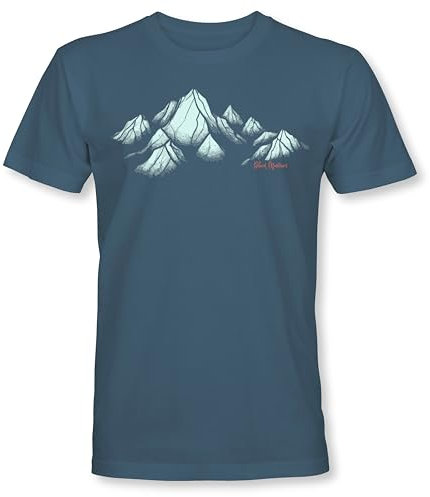 Berg T-Shirt Herren : Beloved Mountains - Berge Kletter T-Shirt Männer MTB - Geschenk für Wanderer - Bergsteiger Outdoor Ausrüstung (M)
