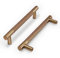 COTYKILEY 10 Pack 6-1/4 Inch(160mm) Champagne Copper Knurled Cabinet Handles Knurled Kitchen Cabinet Pulls Cabinet Door Handles Kitchen Cabinet Hardware Cupboard Drawer Pulls