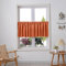 Thermo-Vorhänge mit halbem Fenster, isolierende kurze Vorhänge für Schlafzimmer, Küche, Wohnmobil, Badezimmer, Schwarz