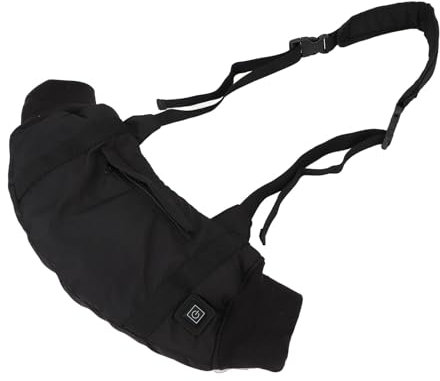Tyenaza Handwärmer-Tasche, USB-betrieben, 3 Geschwindigkeiten, Verstellbarer Riemen, wasserdicht, bequem, Sport-Handwärmer-Muff-Tasche mit Reißverschlusstasche