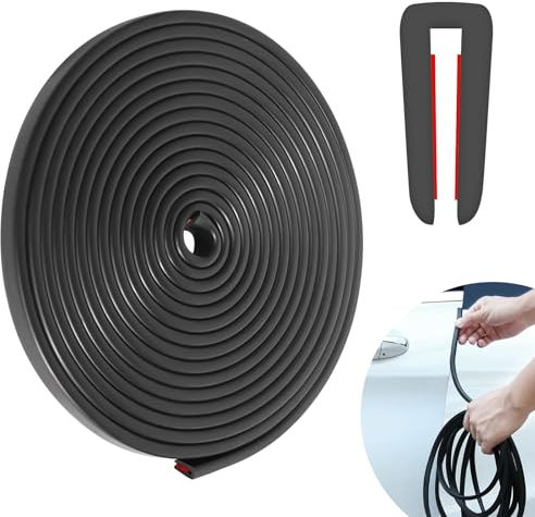 Car Door Edge Protector 4m Car Door Protectors Edge Guards 1.5mm Car Door Protector U Shaped Edging Strip for Most Car Doors