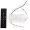 Kit de control remoto de luz de ventilador de techo, control remoto de luz de ventilador de techo, control de frecuencia variable, equipado con una función de monitoreo de batería