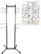 WUDLEP Freestanding Gravity Bike Stand, 4 Bike Rack Stand, Bike Storage Rack for Garage Home, Adjustable Vertical Bicycle Holder for Indoor Outdoor, Hanger Floor Parking Cycle Organizer