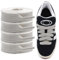 Cordeaux Épais pour Adidas Campus 00s, Pack de 2 Paires Lacs Plat Large de 15mm, Lacs de Remplacement pour Sneakers - Beige
