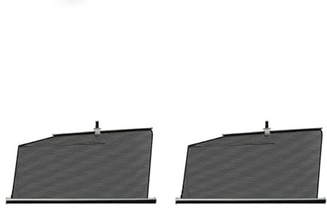 CKLS Auto Seitenfenster Schatten für Passat Tiguan Polo Vorhang Seitenscheibe Sichtschutz Autofenster Verdunkelung Insektenschutz Atmungsaktiv Sonnenschutzrollo,Rear 2pcs