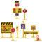 Yardwe 1 Ensemble Panneaux de Signalisation Routière pour Éducatif de Circulation et Barrières de Sécurité pour Jeu de Rôle