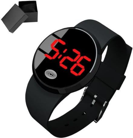 Elektronische Armbanduhr mit großem Display für Komfort und Stil im täglichen Gebrauch