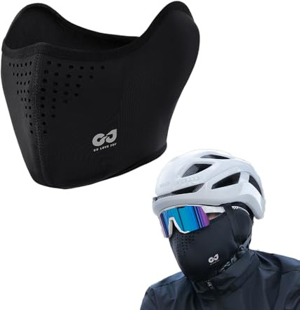 Coogime Winddichter Gesichtsschutz Unisex, Halbgesichtsmaske Ski Fahrradmaske Winddicht, Anti-Staub, Sturmhaube, Gesichtsmaske mit Belüftung für Motorrad, Radfahren und Outdoor Sports